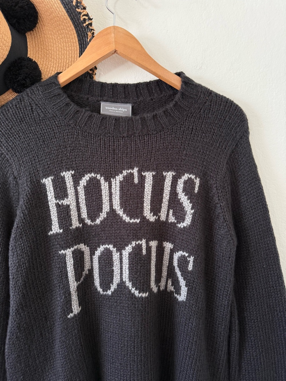 Wooden Ships Hocus Pocus Wool Mohair Knit Sweater Size X/S NWT Halloween Fall - Picture 6 of 10